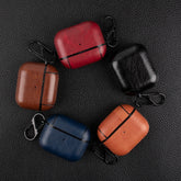 Funda protectora de cuero a prueba de golpes para auriculares inalámbricos AirPods 3, para AirPods 3